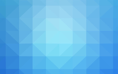 Fototapeta premium Dark Blue, Red vector gradient triangles pattern.