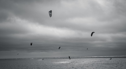 kite surfing