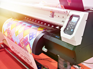 Big plotter printer with LED
