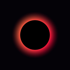 solar and lunar eclipse vector - obrazy, fototapety, plakaty