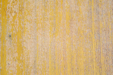 Texture of old weathered plywood furniture with peeled varnish, cracked from time and weather. Old Plywood background
