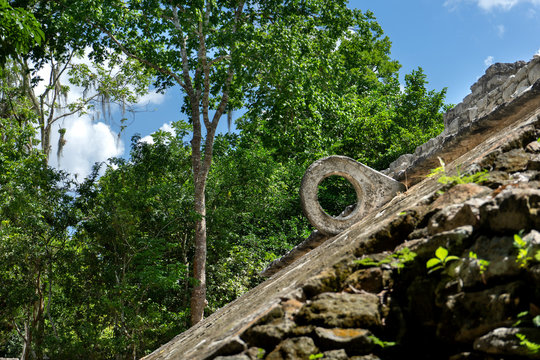 Mayan Ball Game Ruins