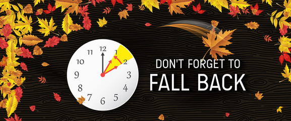 Day Light Savings Time End - Don't Forget To Fall Back.
