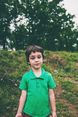 Portrait of a boy.