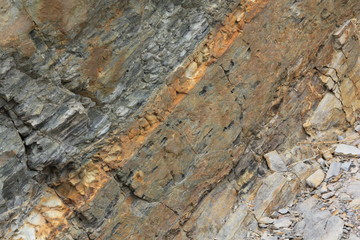 Volcanic Ash Bed Dinosaur Ridge Colorado USA