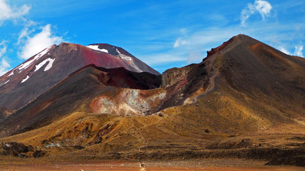 Red Crater and Mount Ngauruhoe (Mount Doom from Lord of the Rings), Tongariro National Park, New Zealand © Milan