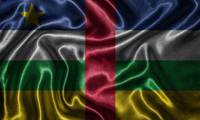 Wallpaper by Central African Republic flag and waving flag by fabric.