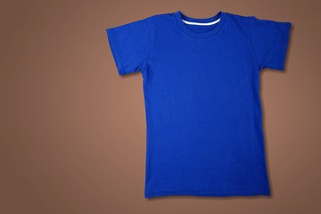 Yellow  t-shirt isolated on  background