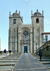 Oporto cathedral in Portugal