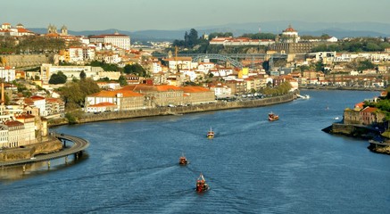View on Douro River in Porto