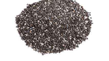 Chiasamen isoliert - Flat Lay