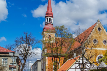 Obraz premium Eliisabeti kirik – St. Elizabeth's Church in Parnu, Estonia