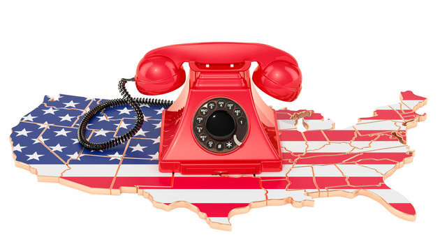 Communication services in the USA, 3D rendering