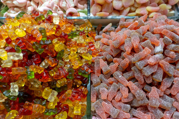 Candy stall in Turkish bazaar