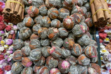 Fototapeta na wymiar Jasmine seed in Turkish herbalist