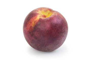One ripe fluffy peach