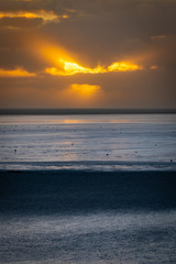 Dramatischer Sonnenuntergang