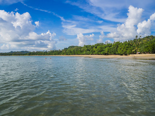 Fototapeta premium Lio beach wonderful landscape, sea and clouds, El Nido, Palawan island, Philippines