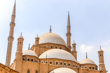 Fototapeta na wymiar Alabaster Mosque of Mohamed Ali in Cairo, Egypt
