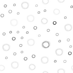 Light Gray vector seamless template with circles.