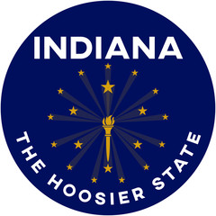 indiana: the hoosier state | digital badge
