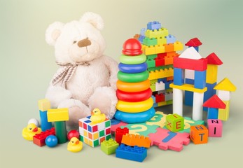 Colloroful Toys and Bears