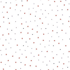 Dark Pink, Blue vector seamless template with circles.