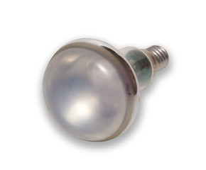 Vacuum valve on white background