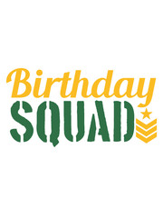 squad militär armee army general komando einheit Birthday geburtstag feiern party jubiläum fest geschenke spaß geburtstagskind kind älter jahr alt clipart