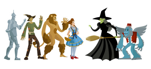 wizard of oz characters - 217792529