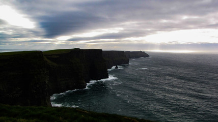 Waves on the Cliffside