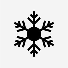 Glyph snow pixel perfect vector icon