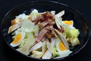 Caesar salad with grilled chicken