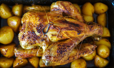 Whole chicken rotisory style