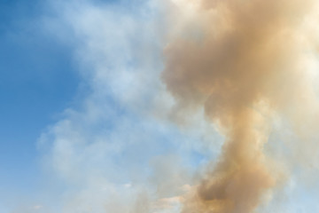 Fototapeta na wymiar Smoke texture, natural fire pattern
