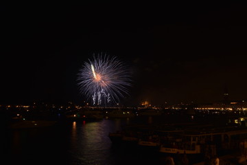 Fototapeta premium Venice - Fireworks Show 