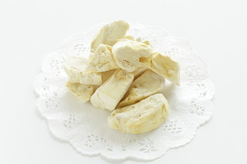 Thailand food, dried durian