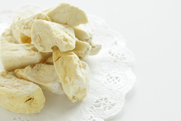 Thailand food, dried durian