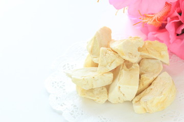 Thailand food, dried durian