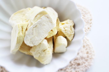 Thailand food, dried durian