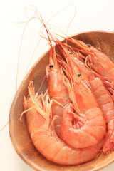 prepared shrimp on plate