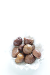 Winter chestnut for asian snack food image