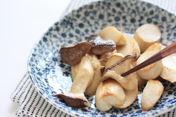 Fried fried Oyster mushroom 