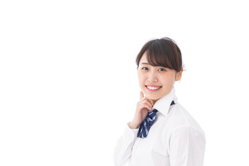 Fototapeta premium 笑顔の女子学生