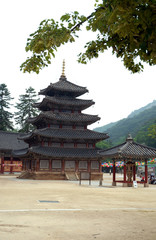 Obraz premium Beopjusa Buddhist Temple
