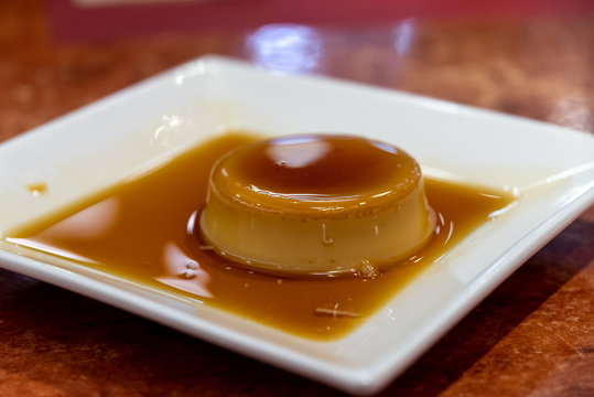 Traditional Filipino Desert Leche Flan