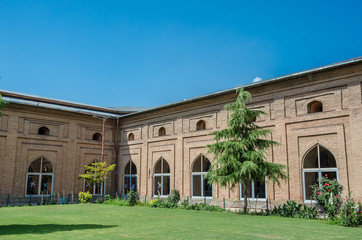Obraz premium Jamia Masjid, mosque in Srinagar city, Jammu and Kashmir, India