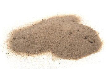 sand isolated on white background
