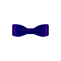 dark blue colored bow tie icon. Element of bow tie illustration. Premium quality graphic design icon. Signs and symbols collection icon for websites, web design, mobile app