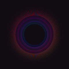 Gradient rainbow circle vector